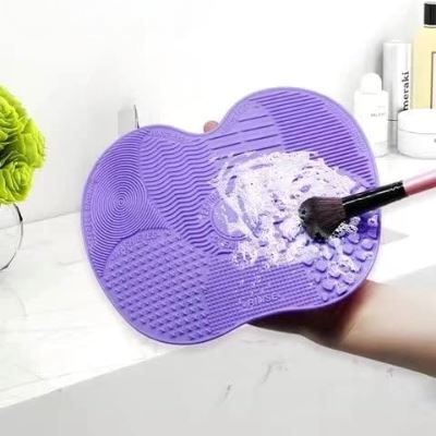 Nettoyant pour pinceau maquillage - MakeupBrushCleaner™ - Violet - Beauté Éclair