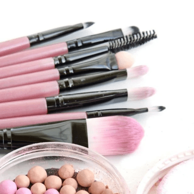 Pinceaux Maquillage - ProBrushSet™ - Rose - Beauté Éclair