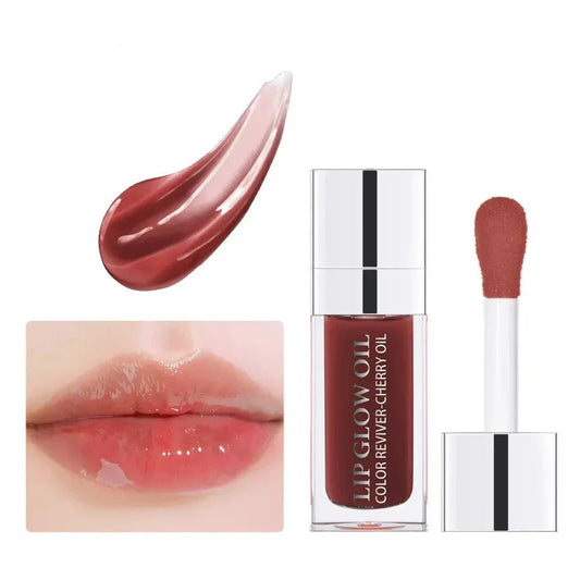 Huile pour Lèvres - CherryGloss™ - Acajou - Beauté Éclair