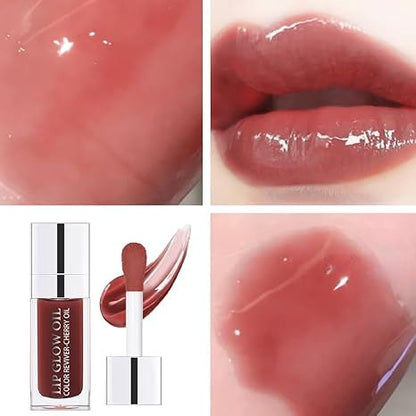 Huile pour Lèvres - CherryGloss™ - Acajou - Beauté Éclair