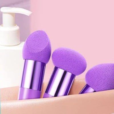 Pinceau Maquillage - PowderCosmeticBrushes™ - Mauve - Beauté Éclair