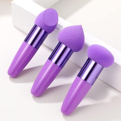 Pinceau Maquillage - PowderCosmeticBrushes™ - Mauve - Beauté Éclair