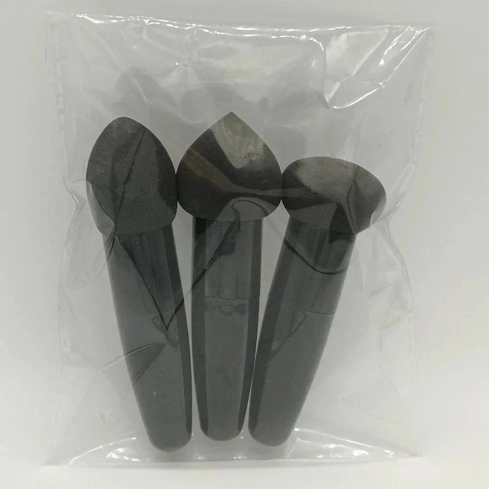 Pinceau Maquillage - PowderCosmeticBrushes™ - Noir - Beauté Éclair