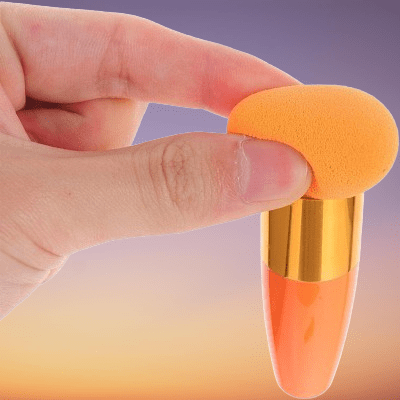 Pinceau Maquillage - PowderCosmeticBrushes™ - Orange - Beauté Éclair