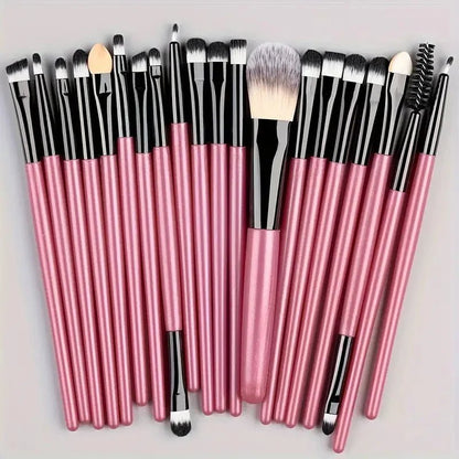 Pinceaux Maquillage - ProBrushSet™ - Rose - Beauté Éclair