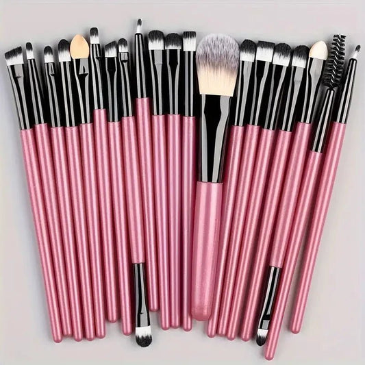 Pinceaux Maquillage - ProBrushSet™ - Rose - Beauté Éclair
