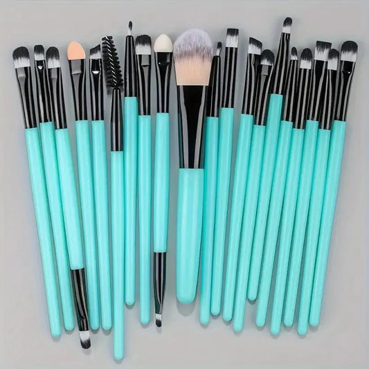 Pinceaux Maquillage - ProBrushSet™ - Vert - Beauté Éclair