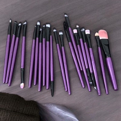 Pinceaux Maquillage - ProBrushSet™ - Violet - Beauté Éclair