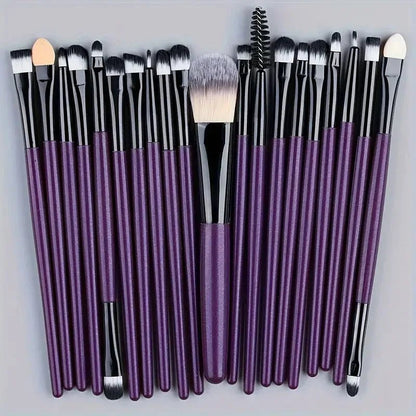 Pinceaux Maquillage - ProBrushSet™ - Violet - Beauté Éclair