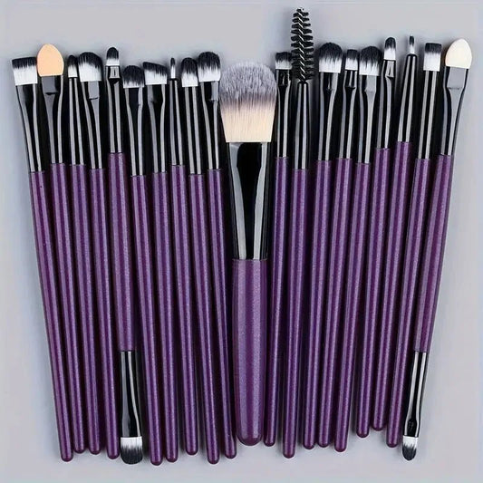 Pinceaux Maquillage - ProBrushSet™ - Violet - Beauté Éclair